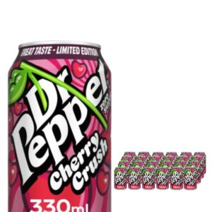 Dr Pepper Zero Cherry Crush Can 24 x 330 ml Pack