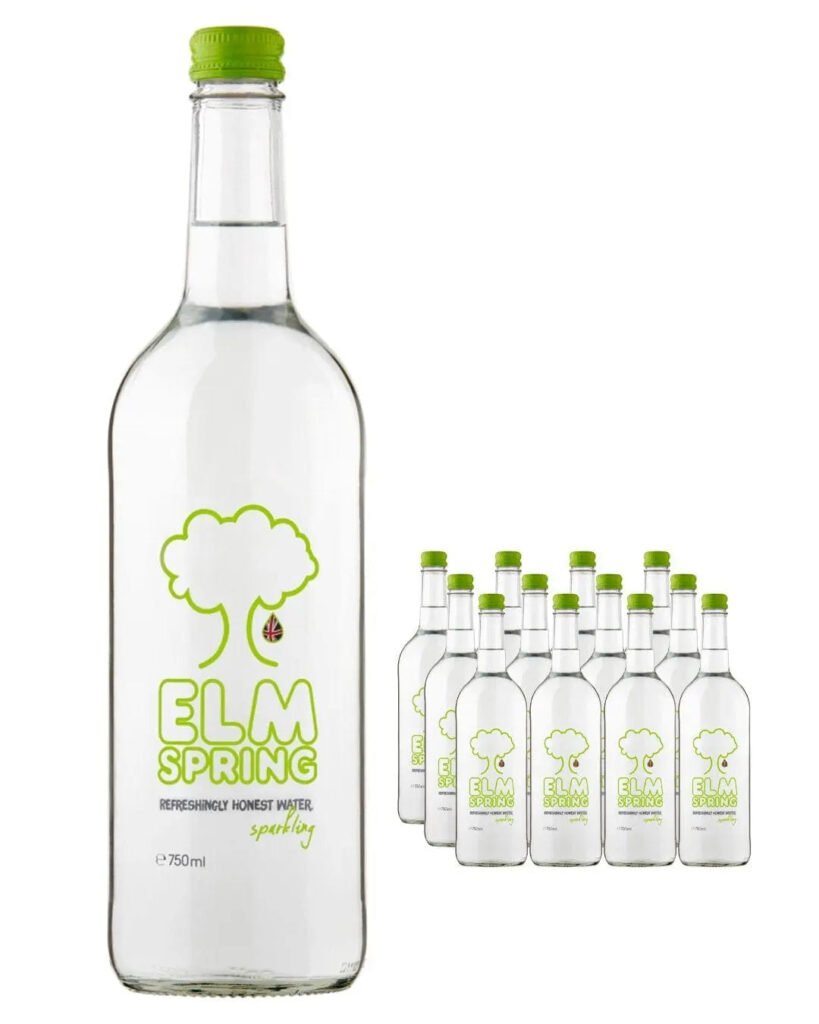 Elm Spring Sparkling Glass Bottles 12 x 750 ml