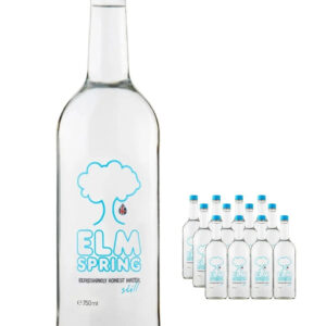 Elm Spring Still Mineral Water 12 x 750 ml Glass Bottles Pack