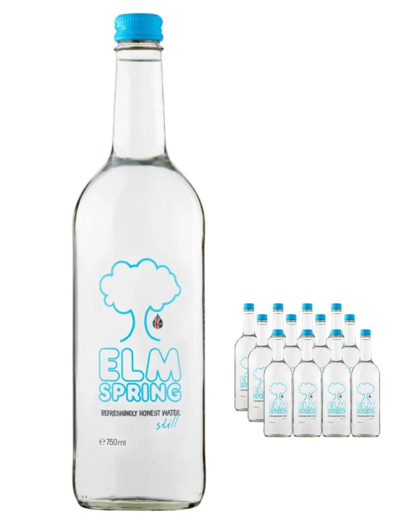 Elm Spring Still Mineral Water 12 x 750 ml Glass Bottles Pack