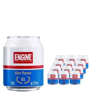 Engine Gin & Tonic Premixed Cocktail Can Multipack, 12 x 237 ml