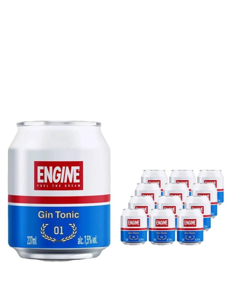 Engine Gin & Tonic Premixed Cocktail Can 12 x 237 ml