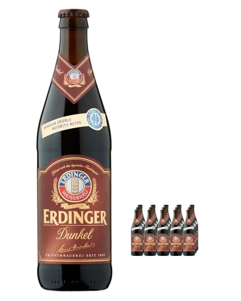 Erdinger Dunkel Dark German Beer 12 x 500 ml