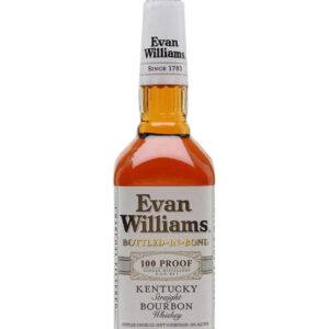 Evan Williams Kentucky White Label Straight Bourbon Whiskey, 70 cl