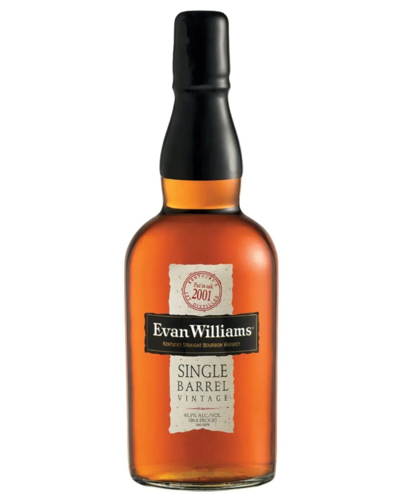 Evan Williams Single Barrel Vintage Bourbon Whiskey 70 cl