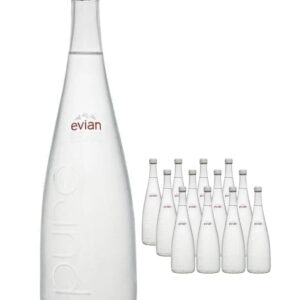 Evian Glass Bottle Multipack, 12 x 750 ml