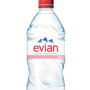 Evian Natural Spring Plastic Sports Cap Water Multipack, 12 x 750 ml