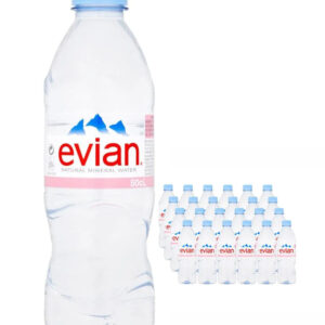 Evian Natural Spring Water 24 x 500 ml Pack