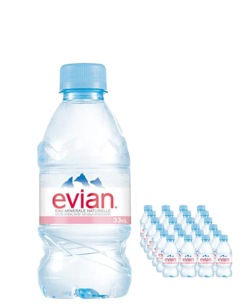 Evian Plastic Bottle 24 x 330 ml