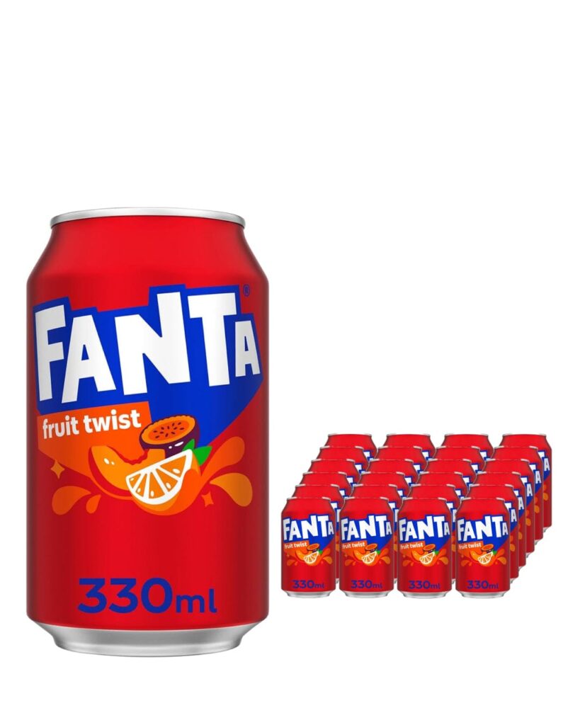 Fanta Fruit Twist Can 24 x 330 ml Pack 