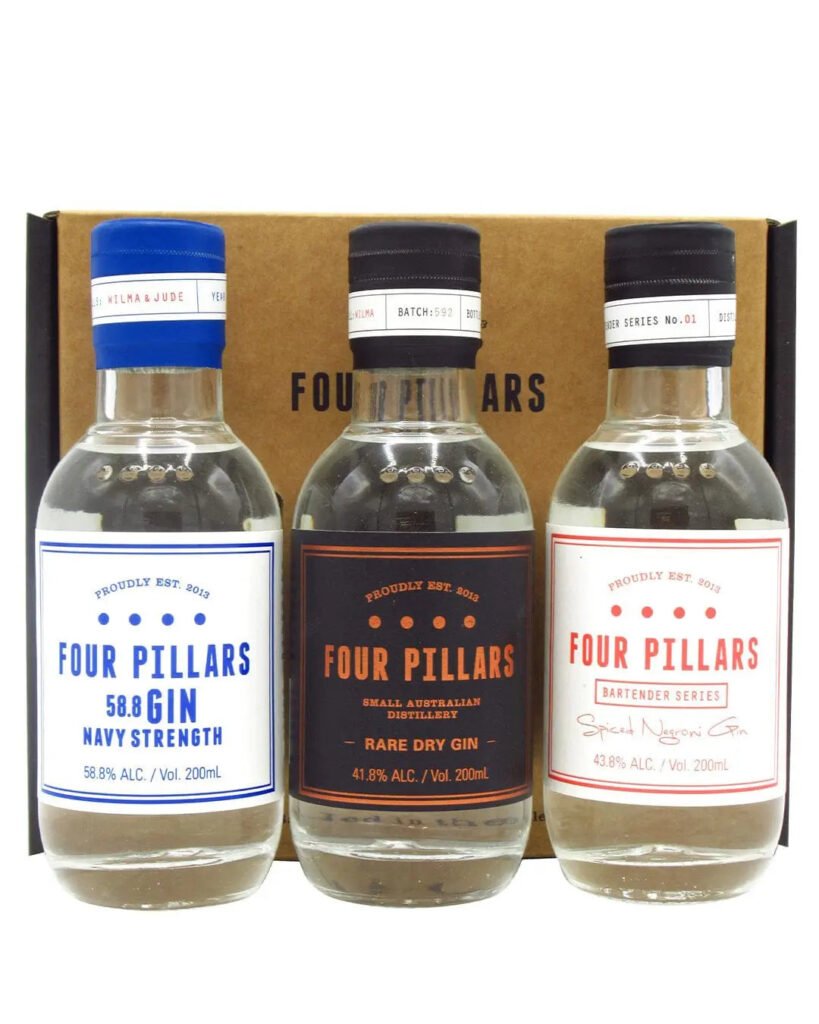 Four Pillars Gin Trio Gift Pack 3 x 20 cl