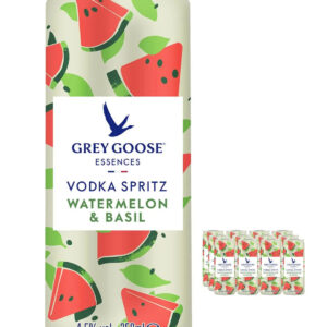 Grey Goose Essences Watermelon & Basil Premixed Can Multipack, 12 x 250 ml