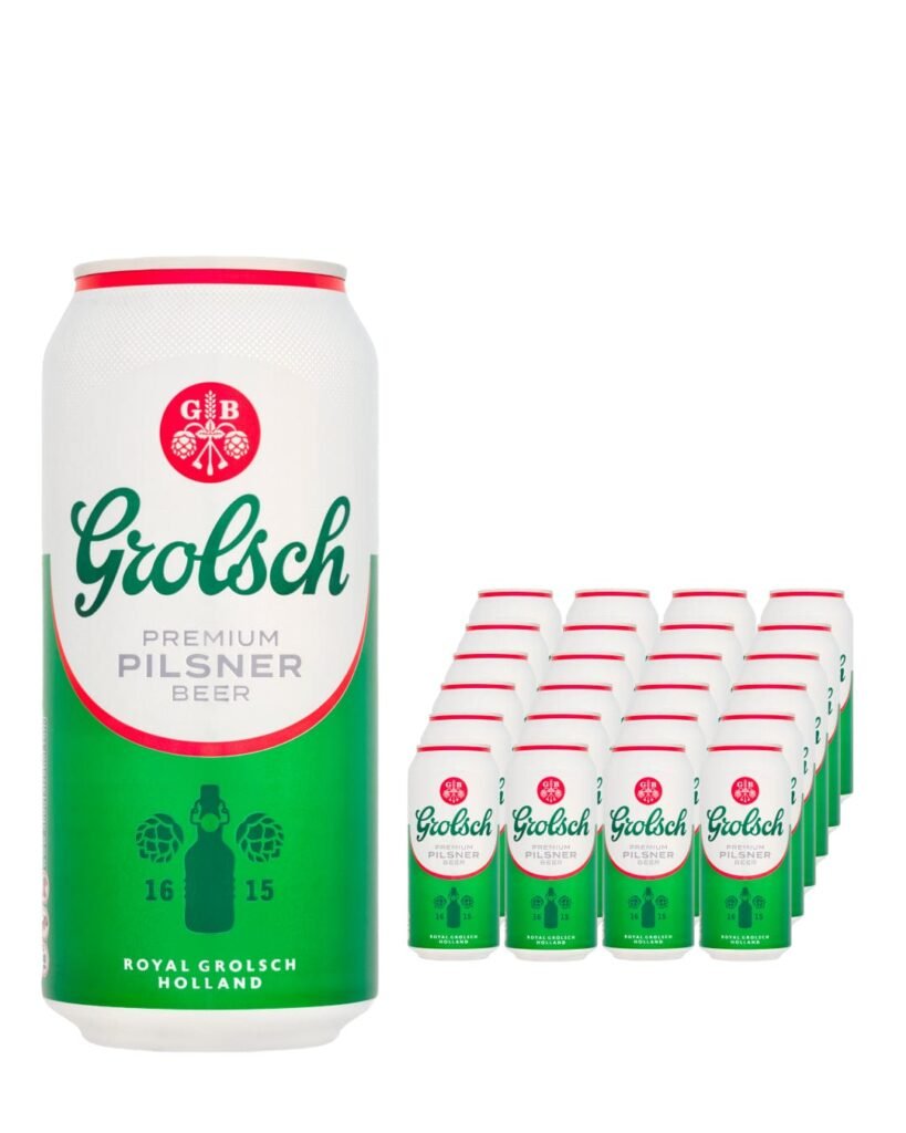 Grolsch Premium Pilsner Beer Can 24 x 440 ml