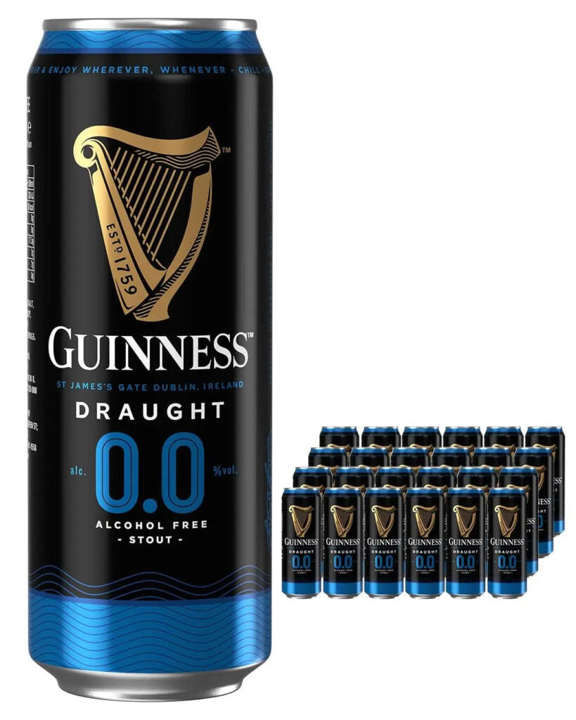 Buy Guinness Draught Alcohol Free Beer 24 x 440 ml