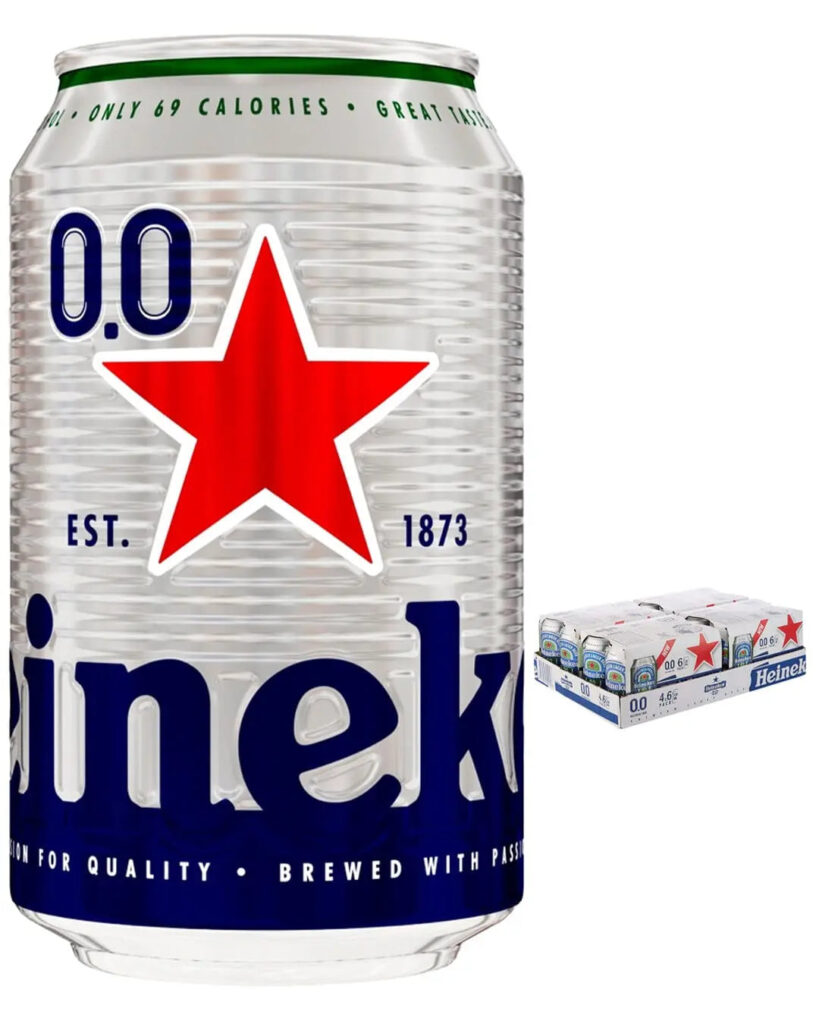 Heineken Alcohol Free Beer Can 24 x 330 ml Pack