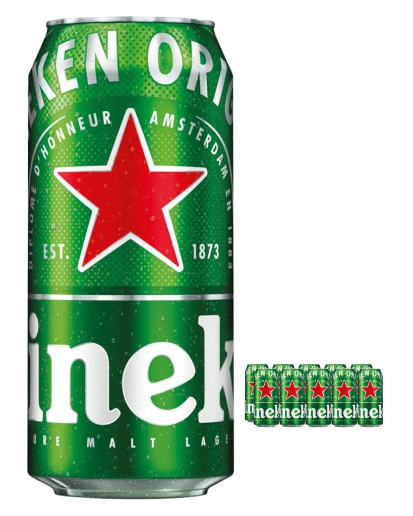 Heineken Premium Lager Beer Can Multipack, 10 x 440 ml