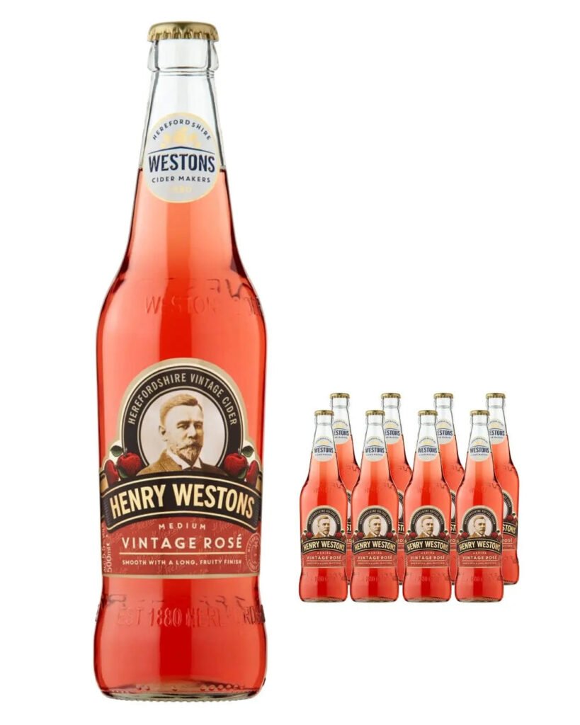 Henry Weston Vintage Rose Dry cider 8 x 500 ml