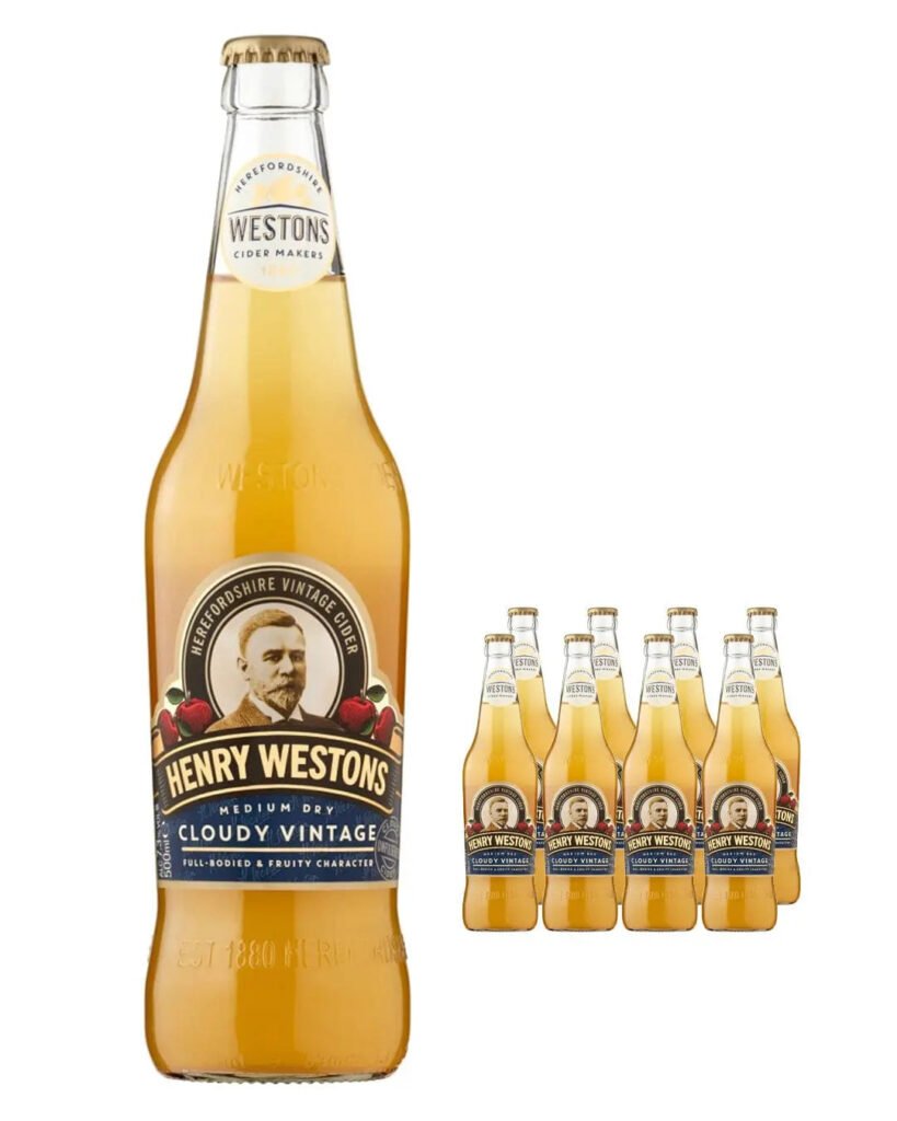 Henry Westons Cloudy Vintage Cider Multipack 8 x 500 ml