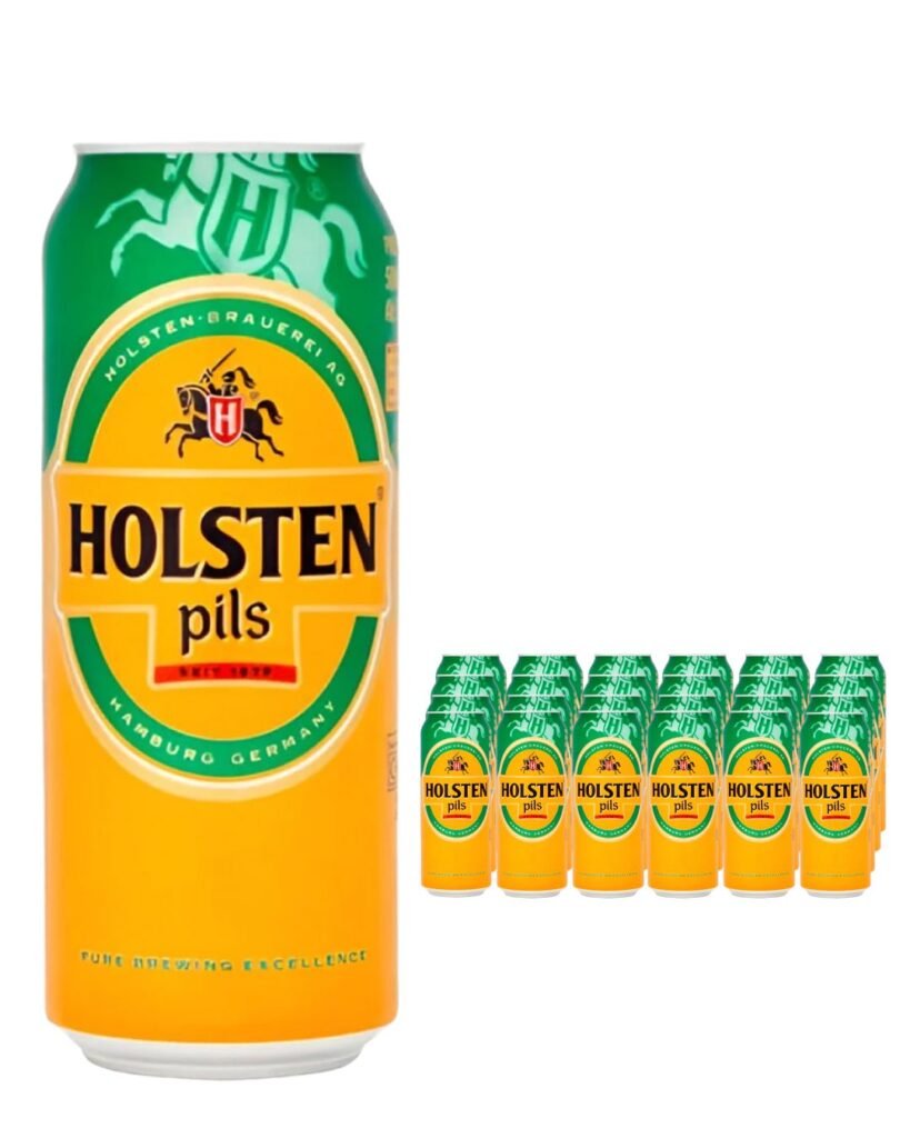Holsten Pils Lager Beer Can 24 x 568 ml