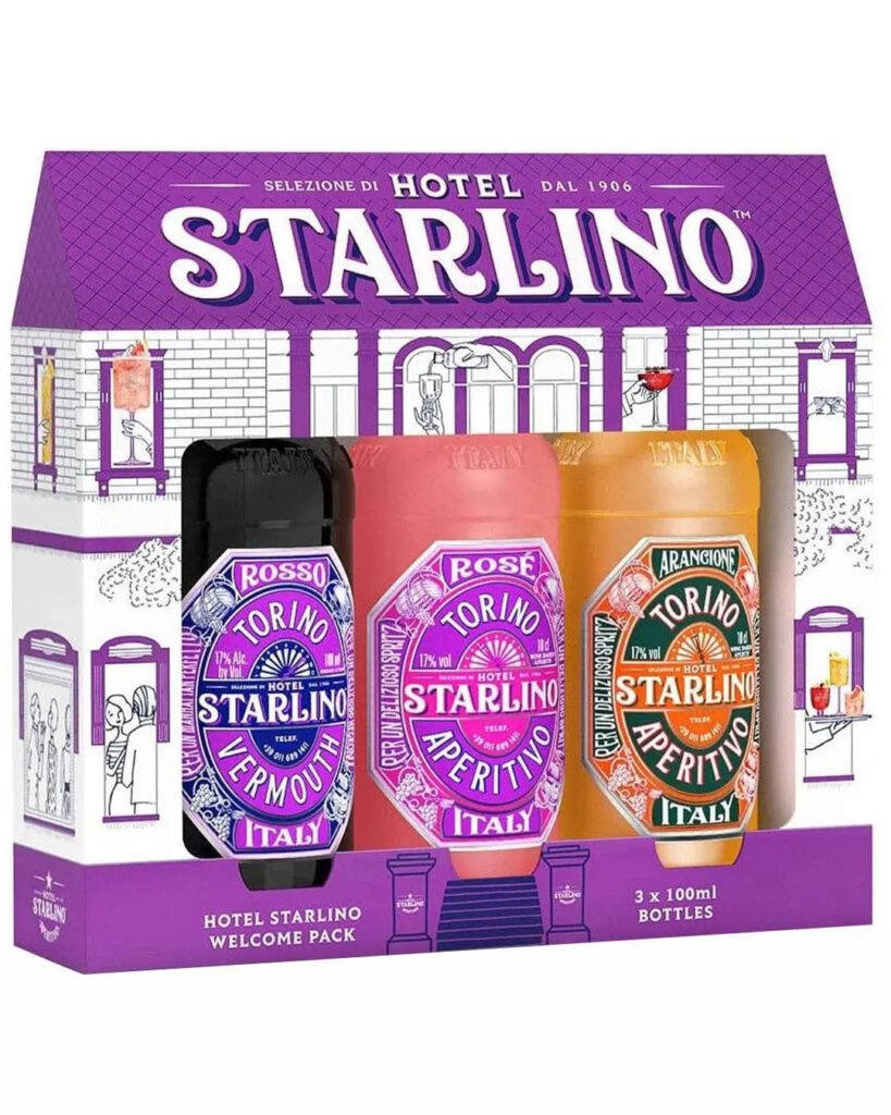 Hotel Starlino Aperitivo Rainbow Gift Pack 3 x 10 cl