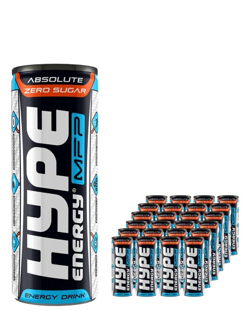 Hype Buzz MFP Absolute Zero Sugar Energy Drink 24 x 250 ml