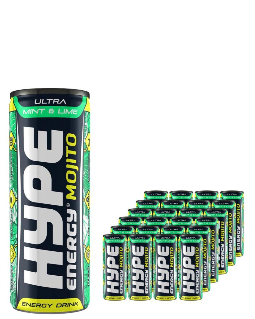 Hype Mojito Ultra Mint & Lime 24 x 250 ml Energy Drink