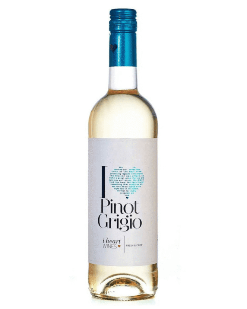 I Heart Pinot Grigio White Wine 75 cl