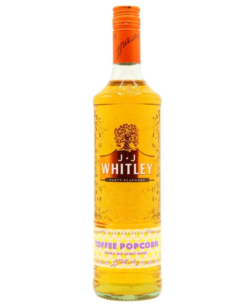 J.J. Whitley Toffee Popcorn Vodka Mix Spirit Drink 70 cl