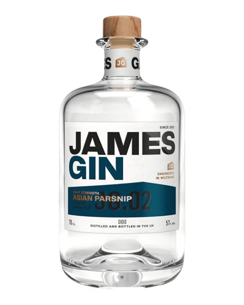 James Gin Asian Parsnip Navy Strength Gin 70 cl