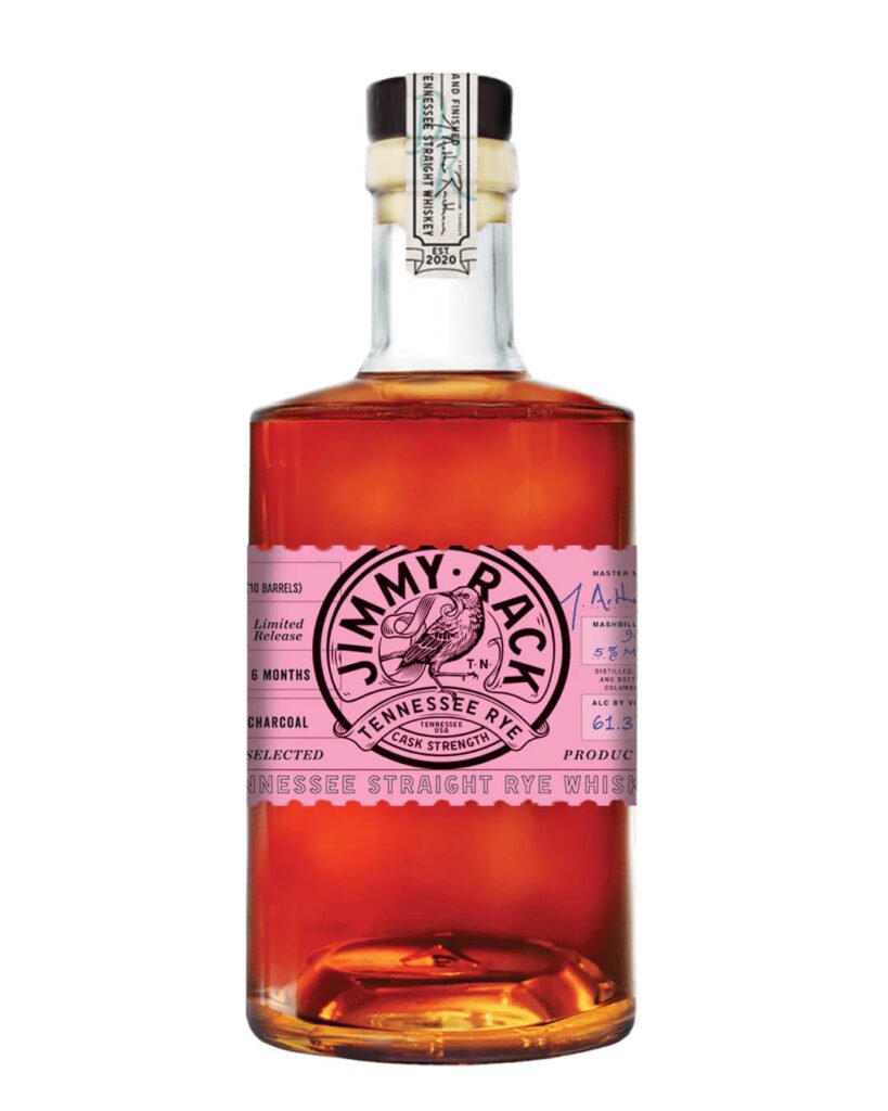 Jimmy Rack Straight Cask Strength Rye Whiskey 70 cl
