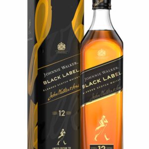 Johnnie Walker Black Label Whisky 200th Release Limited Edition Tin, 70 cl