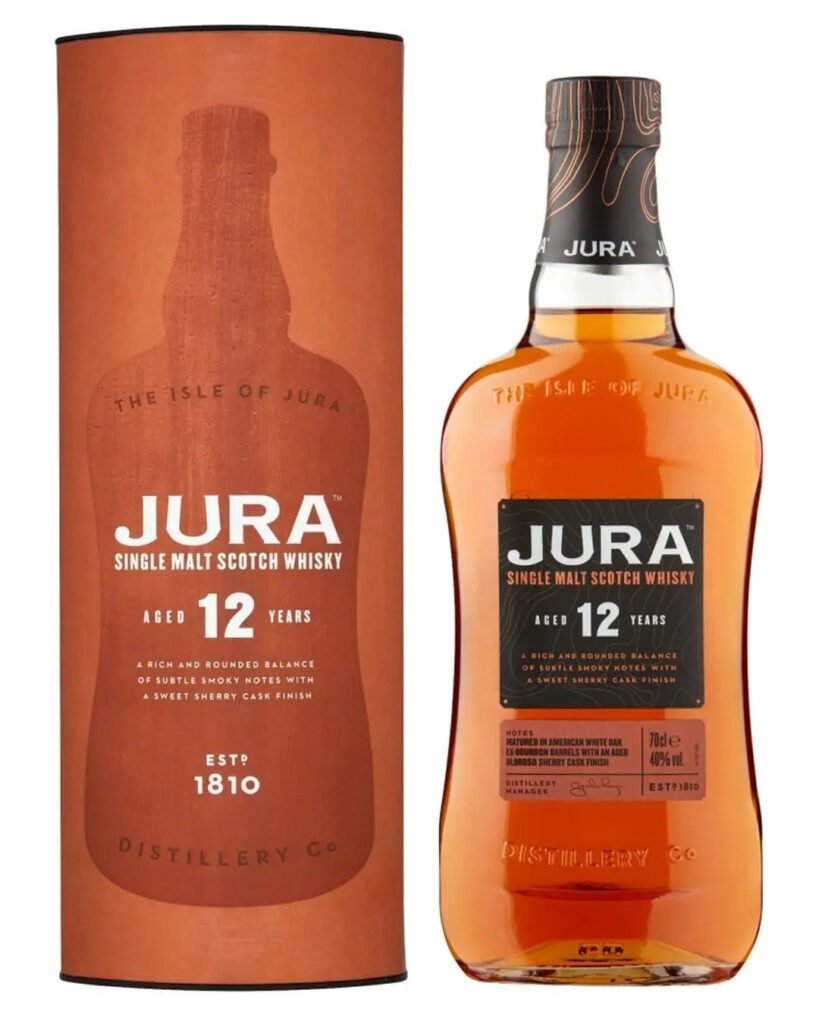 Jura Single Malt Scotch Whisky 12 Year Old 70 cl