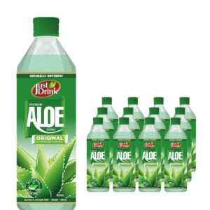 Just Drink Aloe Original Drink Multipack, 12 x 500 ml