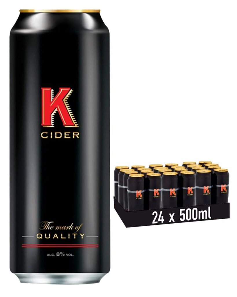 K Cider Cans 24 x 500 ml