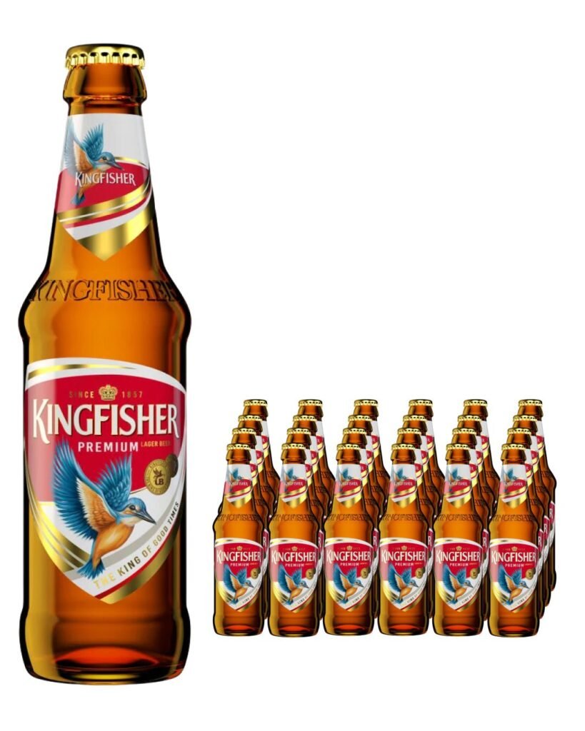 Kingfisher Premium Lager Beer Bottle 24 x 330 ml