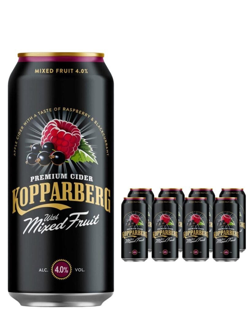 Kopparberg Mixed Fruit Premium Cider Can Multipack 8 x 500 ml