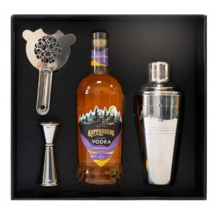 Kopparberg Passion Fruit Vodka, 70 cl & 3 Piece Cocktail Gift Box