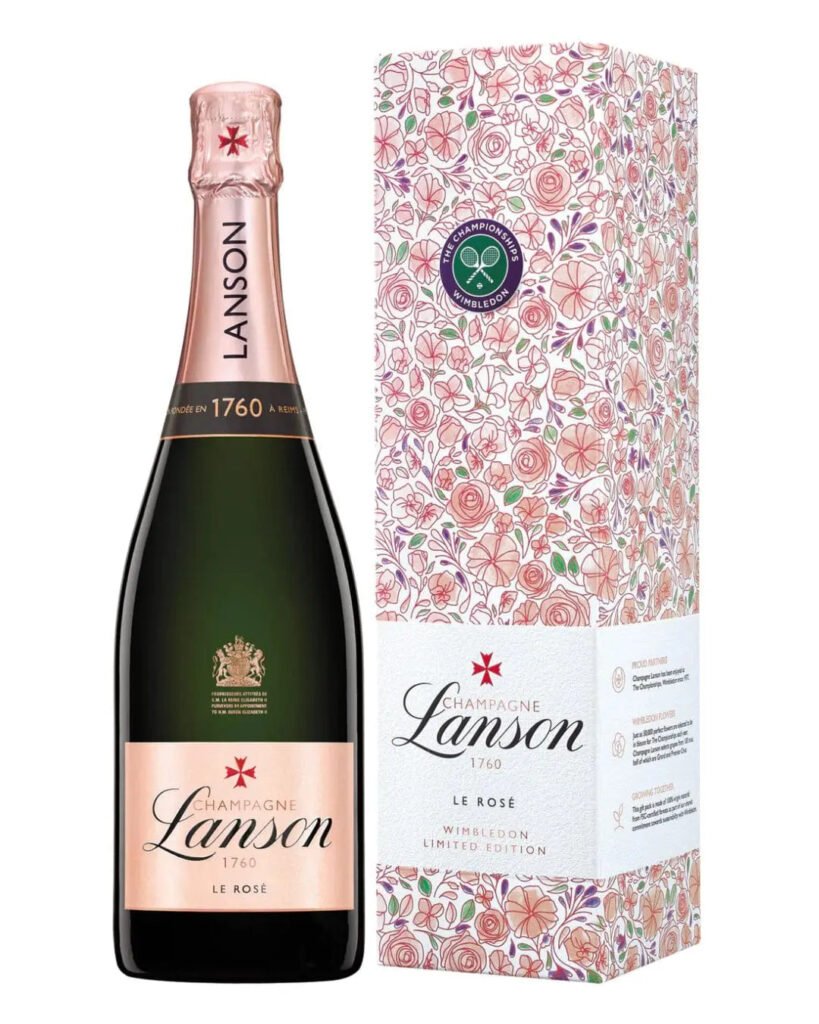 Lanson Le Rosé Wimbledon Champagne Gift Box 75 cl