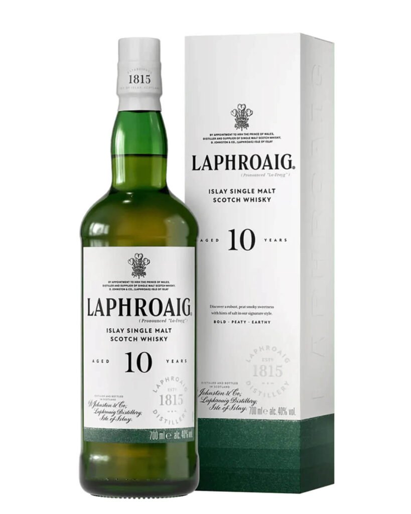 Laphroaig 10 Year Old Malt Whisky 70 cl