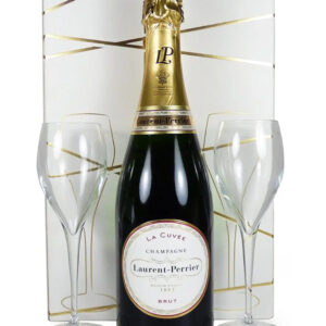 Laurent-Perrier La Cuvée Flute Presentation Box Champagne, 75 cl