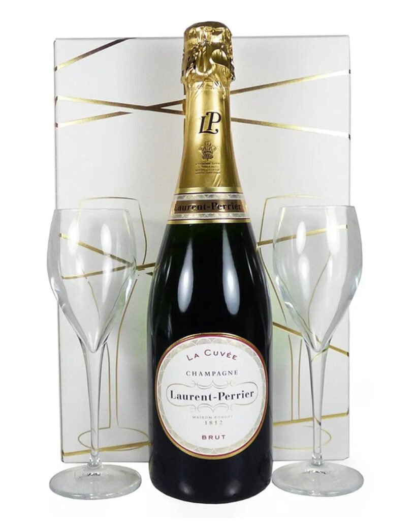 Laurent-Perrier La Cuvée Flute Presentation Box Champagne 75 cl