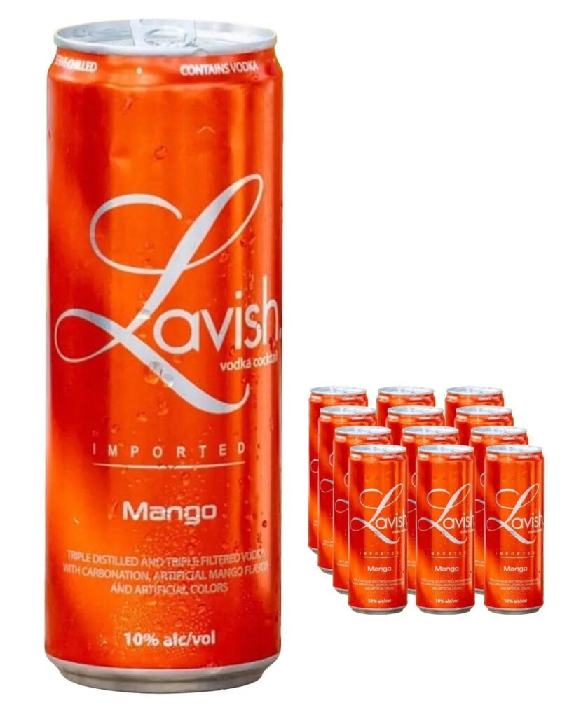Lavish Mango Vodka Cocktail Can 1 x 330 ml