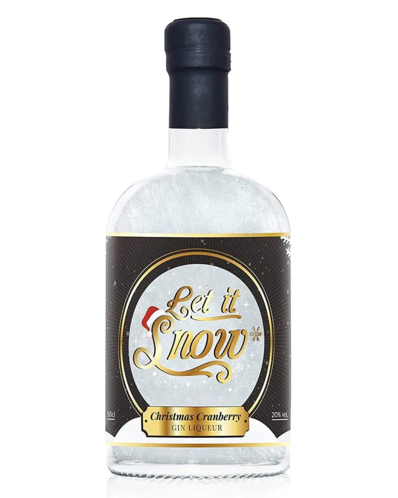 Let It Snow Christmas Cranberry Gin Liqueur 50 cl