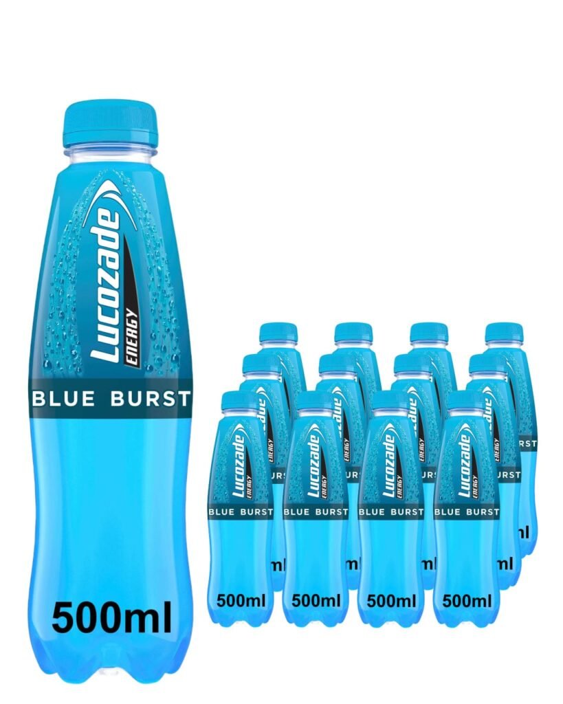 Lucozade Blue Burst Energy Drink 12 x 500 ml