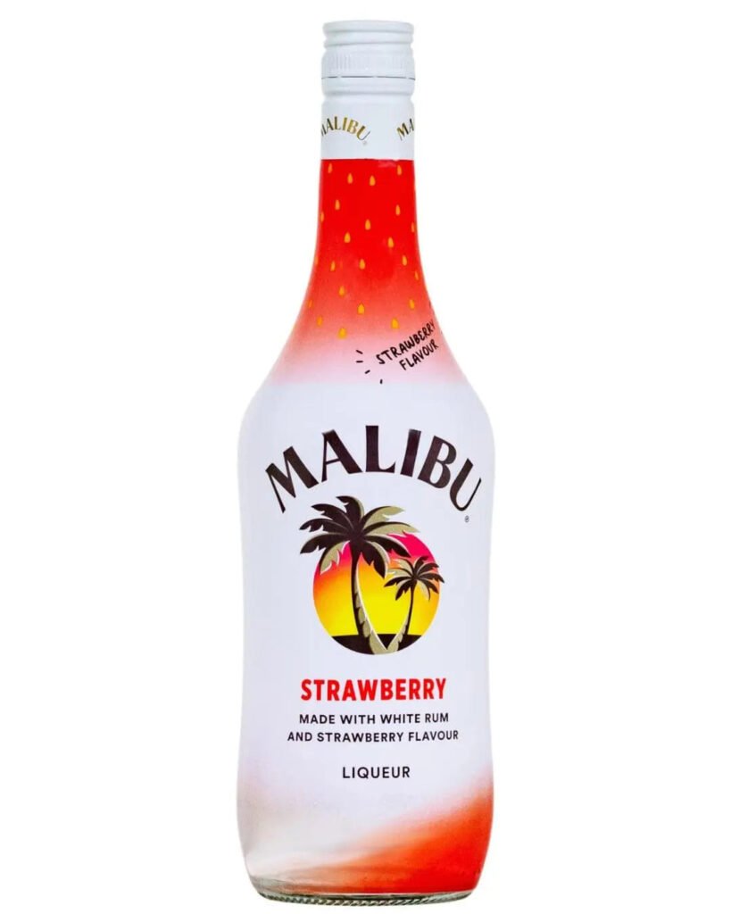 Malibu Strawberry Flavour Rum Liqueur 70 cl