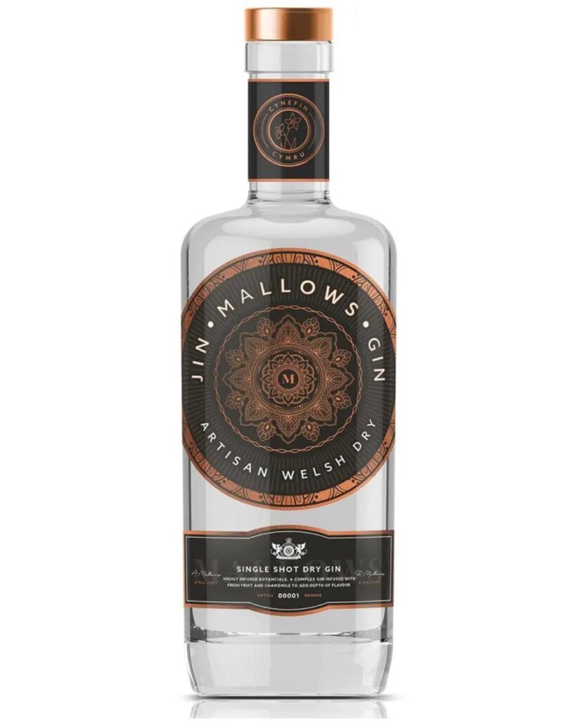 Mallows Welsh Dry Gin 70 cl