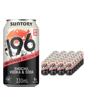 Minus 196 Grapefruit Shochu, Vodka & Soda Premixed Multipack, 12 x 330 ml