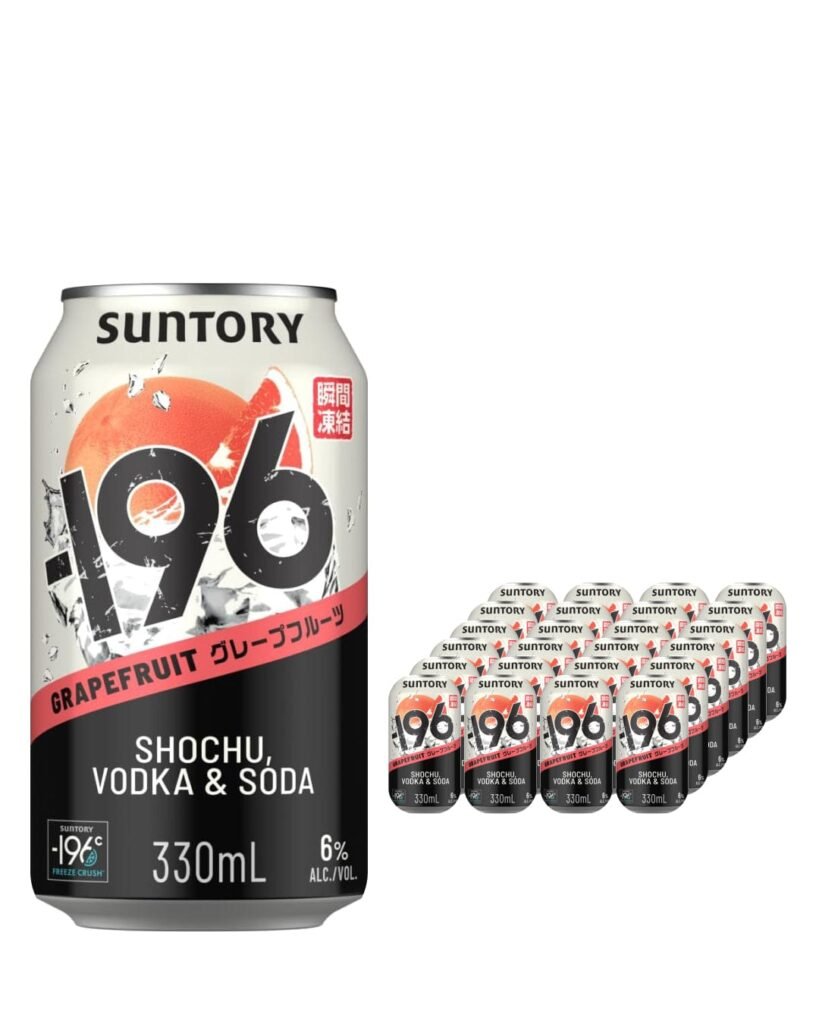 Minus 196 Grapefruit Shochu Vodka & Soda Premixed 12 x 330 ml