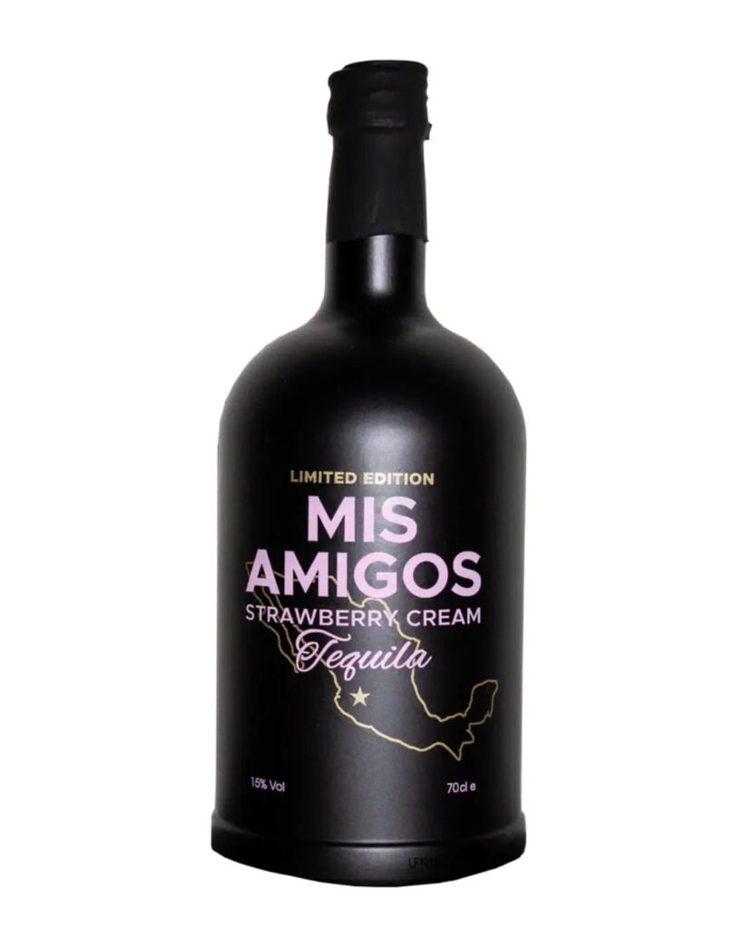 Mis Amigos Strawberry Cream Tequila Liqueur 70 cl
