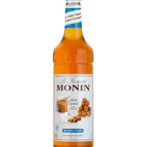 Monin Salted Caramel Reduced Sugar Syrup, 1 L